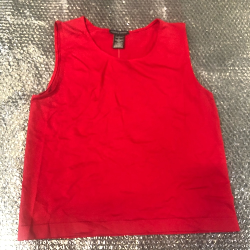 Woman’s vintage red shirt By Maurice Sasson